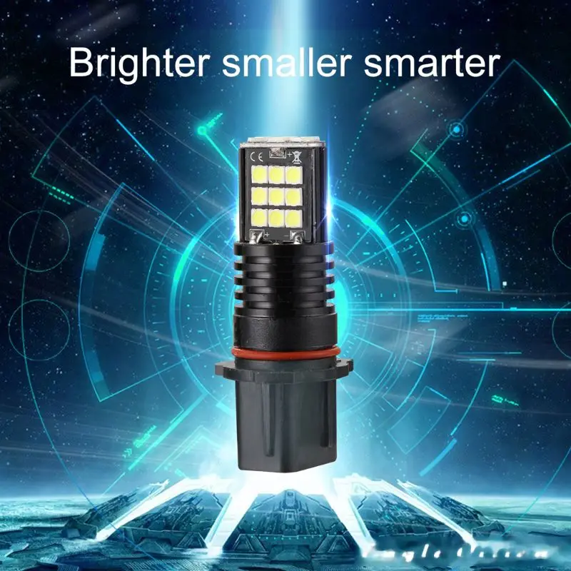 DC12V-P13W-24LED лампы автомобиля противотуманные фары пара белый светильник Замена для вождения автомобиля