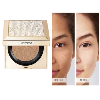 

Lasting Watery Light Air Cushion BB Cream Foundation Diamond Concealer Moisturizing Oil Control Makeup Hot