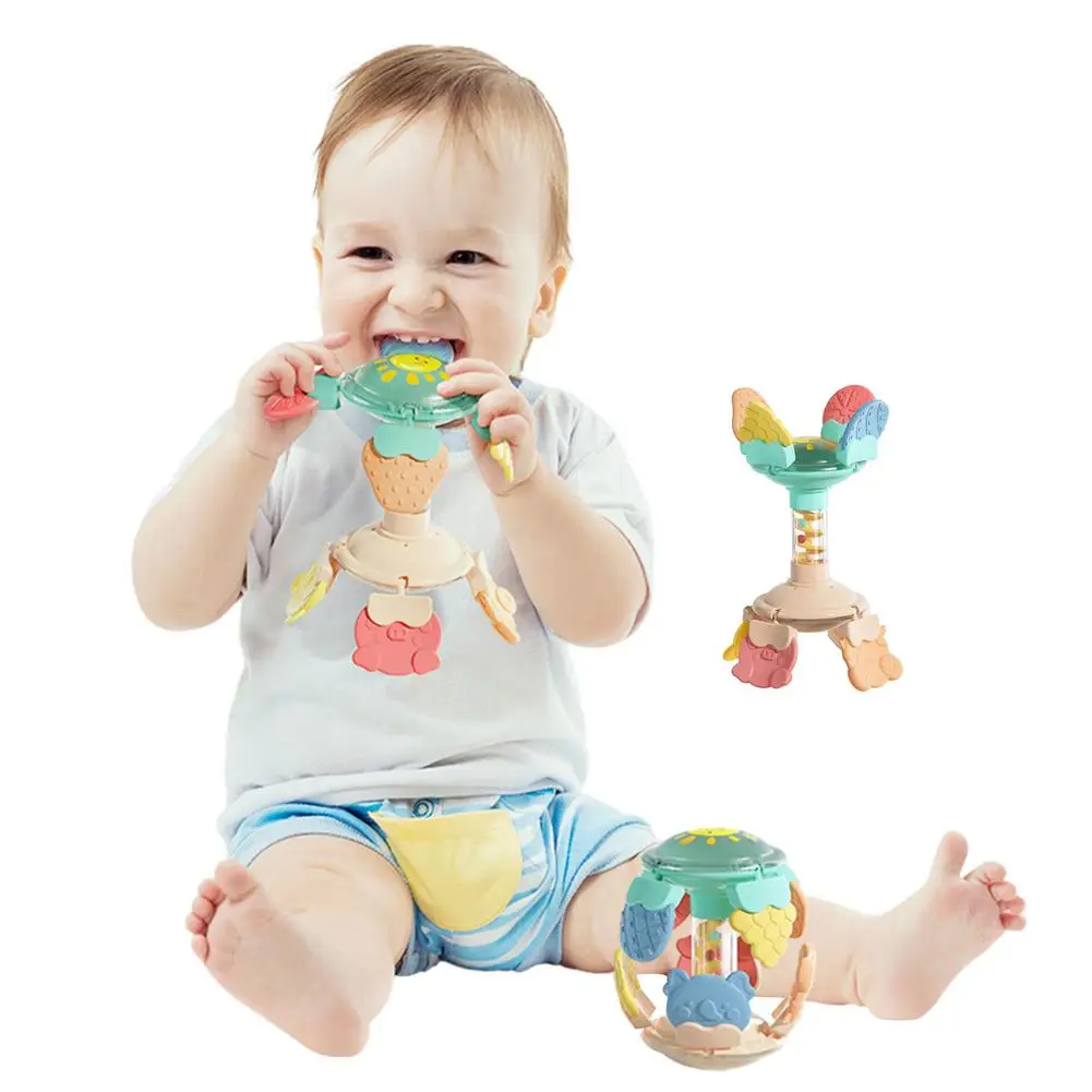 Baby Teething Toys Rattle Toys Newborn Rattles Catching Ball Baby Toys