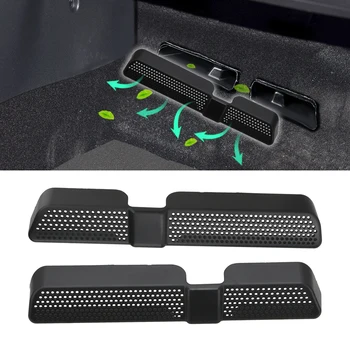

LEEPEE Dustproof Back Seat Under Ventilation Car Vent Cover For Skoda Kodiaq 2016 2017 2018 Car Air Outlet Cover 2PCS/Set