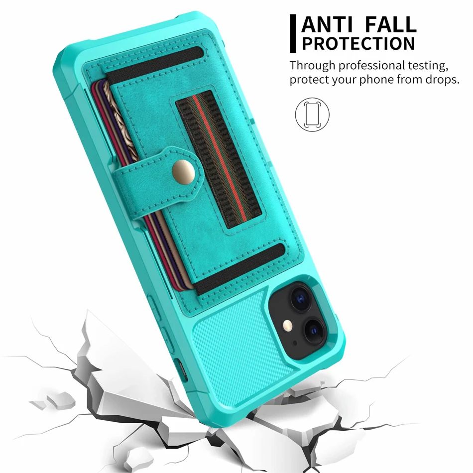 Роскошный чехол-кошелек Fundas для iPhone 11 Pro Max, чехол для iPhone 6, 6s, 8, 7 Plus, X, XR, XS MAX, кожаный чехол для задней панели телефона s Capinha Shell