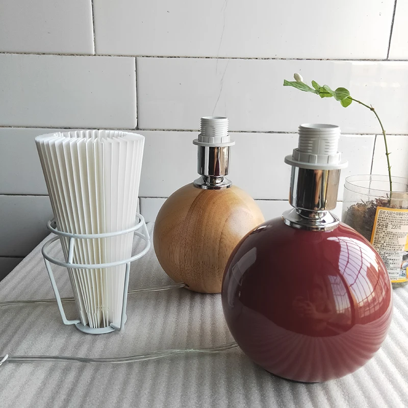 New Pleats Lampshade for Table Lamp Standing Floor Lamps Korean Style Pleated Lampshade Cute Desk Lamp Shade Bedroom Lamps E27