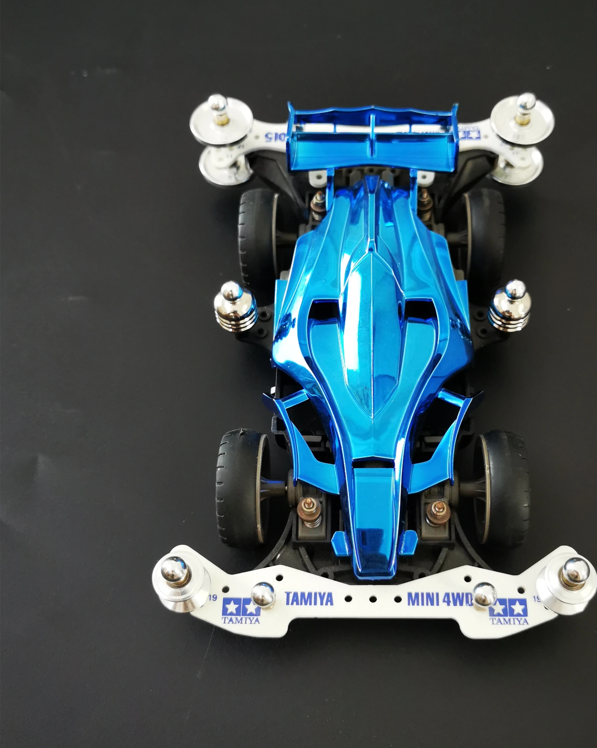Коллектор! Синий 4x4s четырехколесный автомобиль модель DC мотор набор деталей в сборе