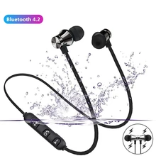 Bluetooth Earphone Music Headset Phone-Neckband Sport-Earbuds XT11 Xiaomi Samsung Magnetic Wireless