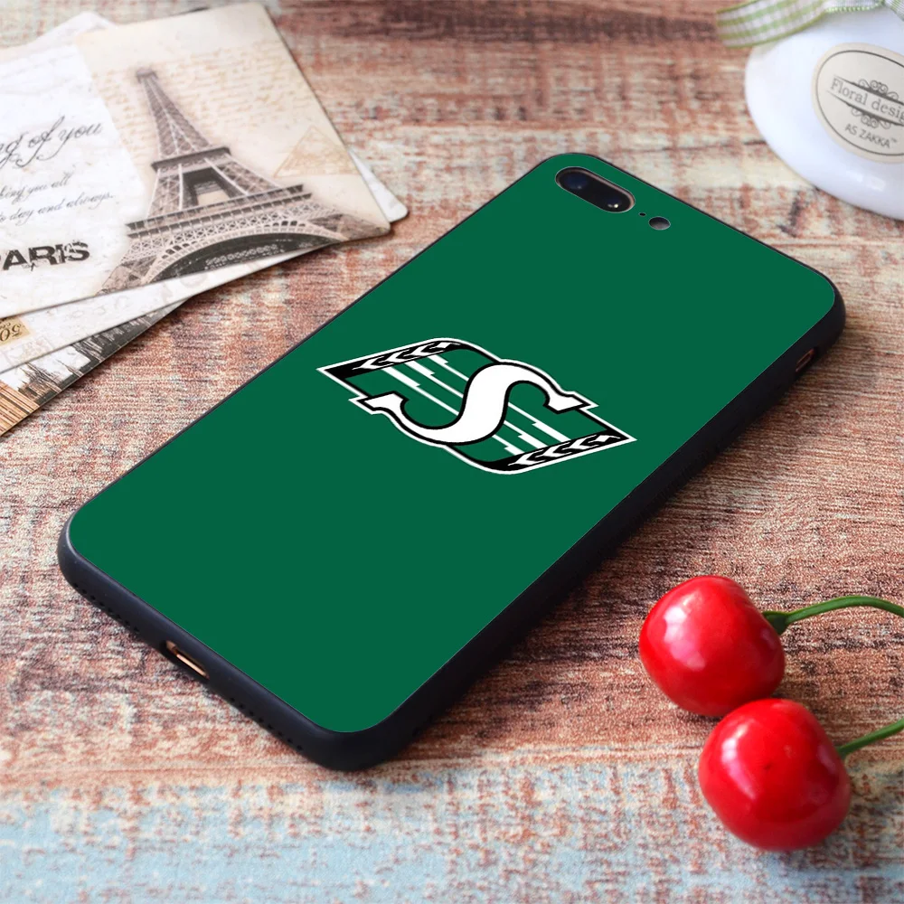 For iPhone The Saskatchewan Roughriders Soft TPU Border Apple iPhone Case case iphone 6