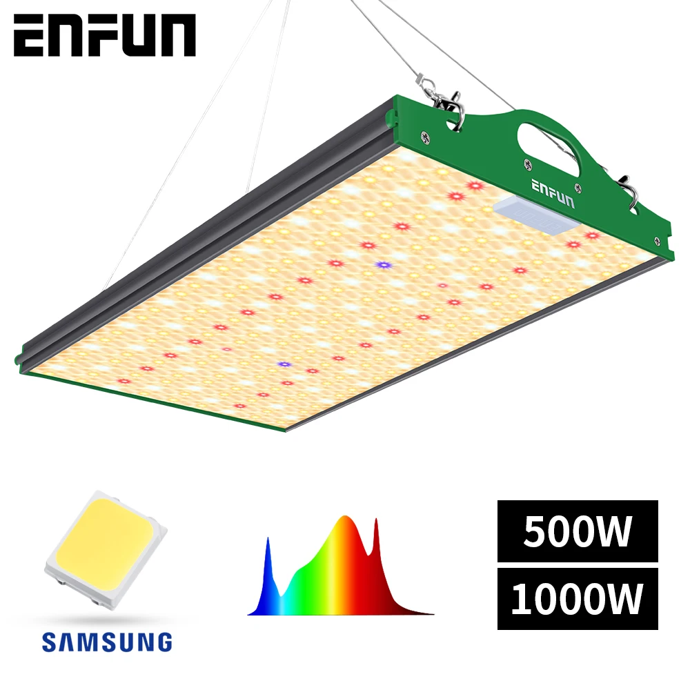 500W/1000W Gesamte Spektrum Samsung LED Wachsen Lichter Hohe PPFD, dimmbar Fahrer Kombinieren Viele Bord Togher UV IR Umfassen, AL Kühlkörper