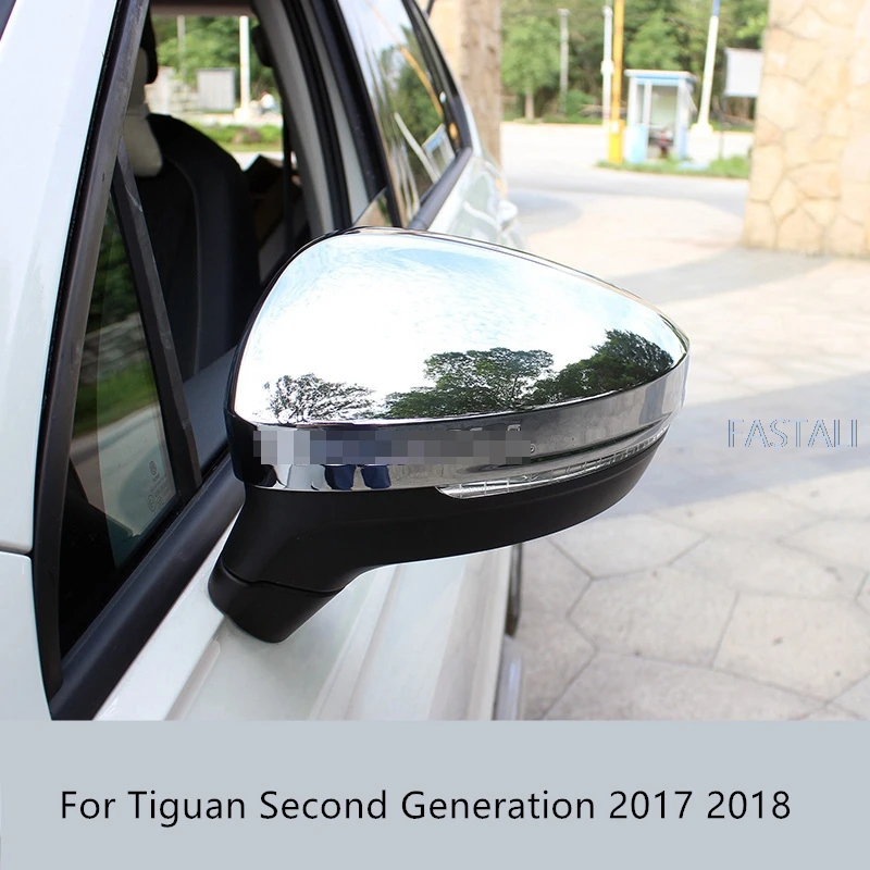 Для Tiguan второго поколения крышка зеркала заднего вида Сменные крышки оболочки автомобиля Стайлинг Авто внешние аксессуары