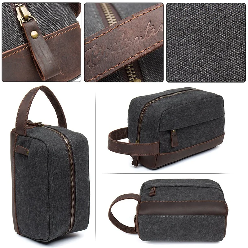 Mens Toiletry Traveling Bag Designer Dopp Kit Women Bathroom