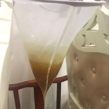 

1PCS Mesh Nylon Cone-shape Honey Strainer Filter Fiber Net Single Layer White Beekeeping Tools Purifier Apiary Equipment