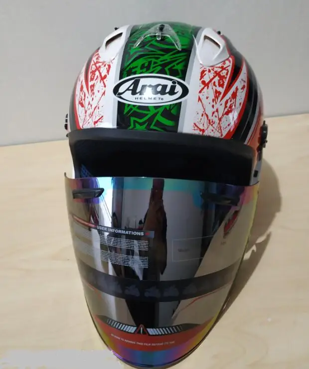 Arai R3 шлем мотоциклетный шлем с открытым внедорожным мотоциклетным шлемом Размер: S M L XL XXL, Опционный трехцветный объектив 06 - Color: color