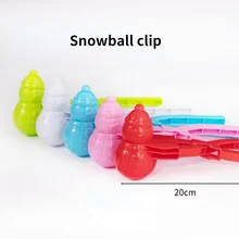 Pince à boules de neige pour enfants, moule pour bonhomme de neige, jeu d'extérieur, hiver