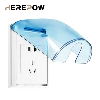 

Herepow 86 Type Wall Socket Waterproof Drawer Panel Switch Protective Cover For PC Fireproof Material