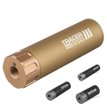 Трассировочная Зажигалка для пейнтбола, страйкбола, 14 мм, с глушителем, 6,3 дюйма, флуоресцентный автомобильный трассировщик, аксессуары для стрельбы