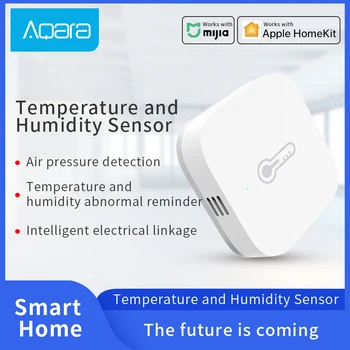 

Aqara Temperature Humidity Sensor Intelligent Environment Air Pressure Sensor for Xiaomi Smart Home Zigbee connection Aqara Hub