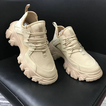 

2020 Hot Sales Platform Lady Sneakers Women Shoes Fashion Female Outdoor Sneakers with High Sole Shoes Woman Chunky Dad Sneakers