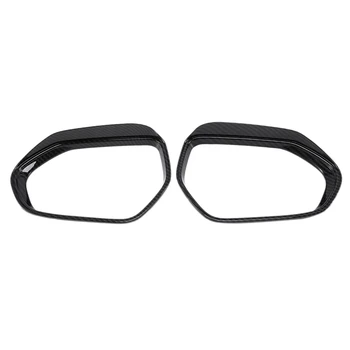 

NEW-Carbon Fiber Side Rearview Mirror Rain Eyebrow Cover Trim for Toyota Corolla 2019 2020