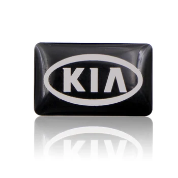 

10pcs Car styling small Decorative Badge Hub caps Steering wheel For Kia K3 K4 K5 Ceed Sorento Optima Emblem Popular Sticker