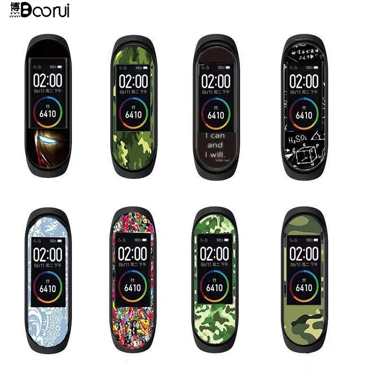 BOORUI 5 шт./партия mi band 4 защитная пленка для экрана HD TPU анти-взрывающаяся Защита от царапин для xiaomi mi band 4