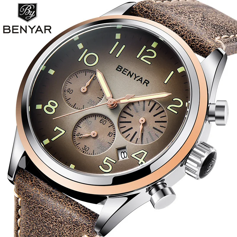 

Jacobin Watch Men's Quartz Watch Men Multi-functional Waterproof Fashion Korean-style Fashion