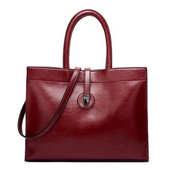 

2020 New Women's Bag Ladies Wild Oil Wax Leather Handbag Oil Leather Motorcycle Bag Shoulder Messenger Bag womens bags handbags