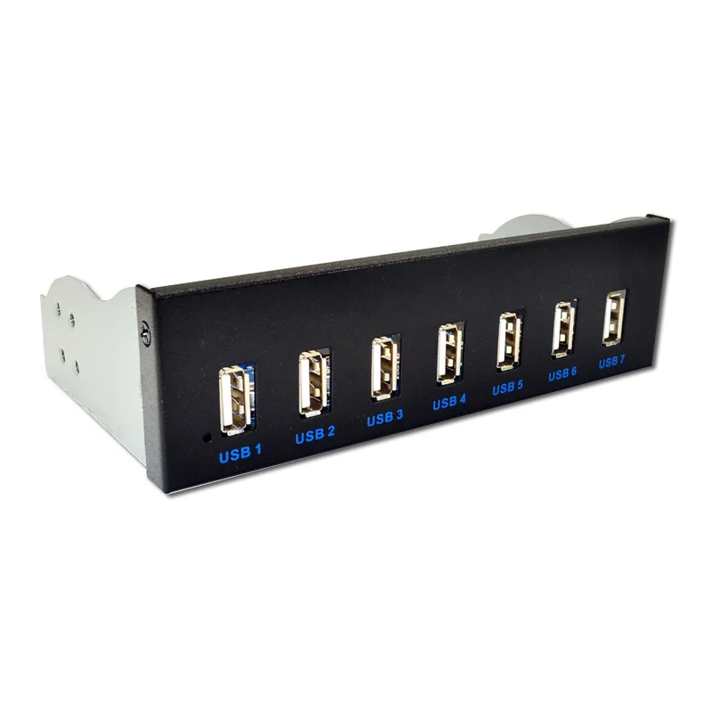 Разветвитель USB usb-хаб на 7 портов 2 0 5 25 для передней панели Windows XP | Компьютеры и