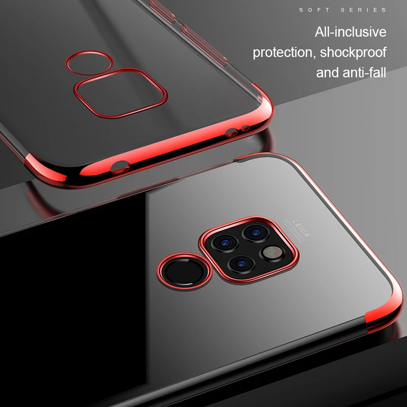Plating Case For Huawei Mate 30 20 10 Lite Pro 20X 30Lite 30Pro Soft TPU Cover Mate30 |