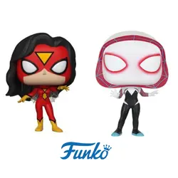 Funko Pop Marvel Spider-Woman спайдергвен Синди Мун ПВХ Фигурки Коллекция Модель игрушки для детей