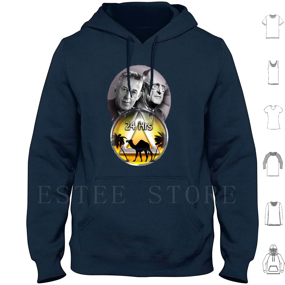 

Bill W And Bob Hoodies Long Sleeve 12 Step Recovery Bill W And Dr Bob Addiction Support