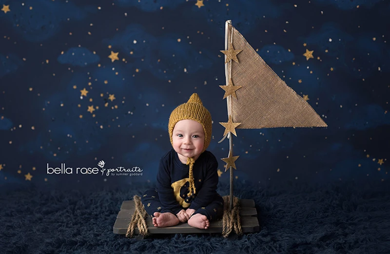 Newborn Baby Photography Props Posing Mini Raft Wooden Infant Bed Raft Photo Studio Posing Shoot Furniture Background Accessory Baby Souvenirs cheap