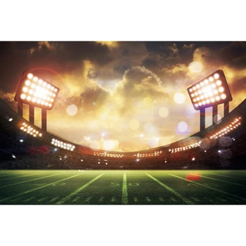 

Football Soccer Field Stadium Atletico de Madrid Boy Birthday Party Backdrop Photography Background For Photo Studio Vinyl Shoot