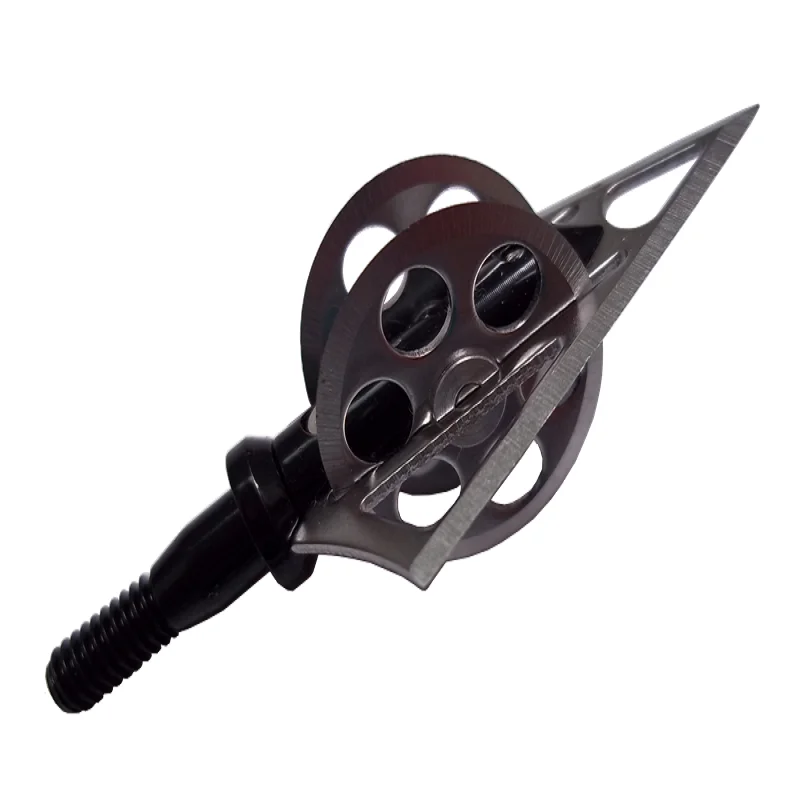 1/3/6 шт. стрельба из лука Broadheads 100 зерно наконечники стрел 2 очистительные полосы