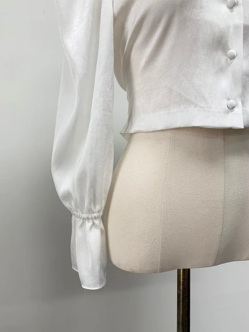 CUPSHE Chemisier à Manches Longues Pour Femme