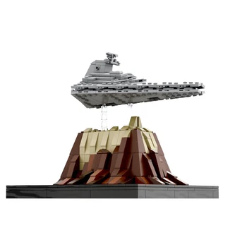 

MOC - Mini Scale Destroyer Over Jedha 698PCS Diy Star Space Wars Series Toy Compatible Star Series Wars Building Blocks Toys