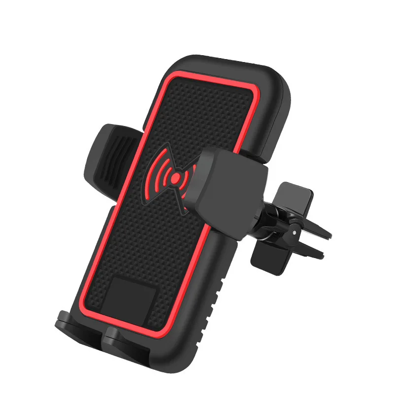 

New Style Car Wireless Charger Three-in-1 Magic Clip Skin R1s5 Air Outlet Sucker Fast Qi Charger