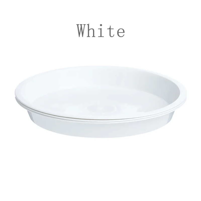 Lot De 4 Plateaux Pour Pots De Fleurs - Soucoupes Rectangulaires 30.5x13.5cm - Récupération Eau - Plastique PP Rouge