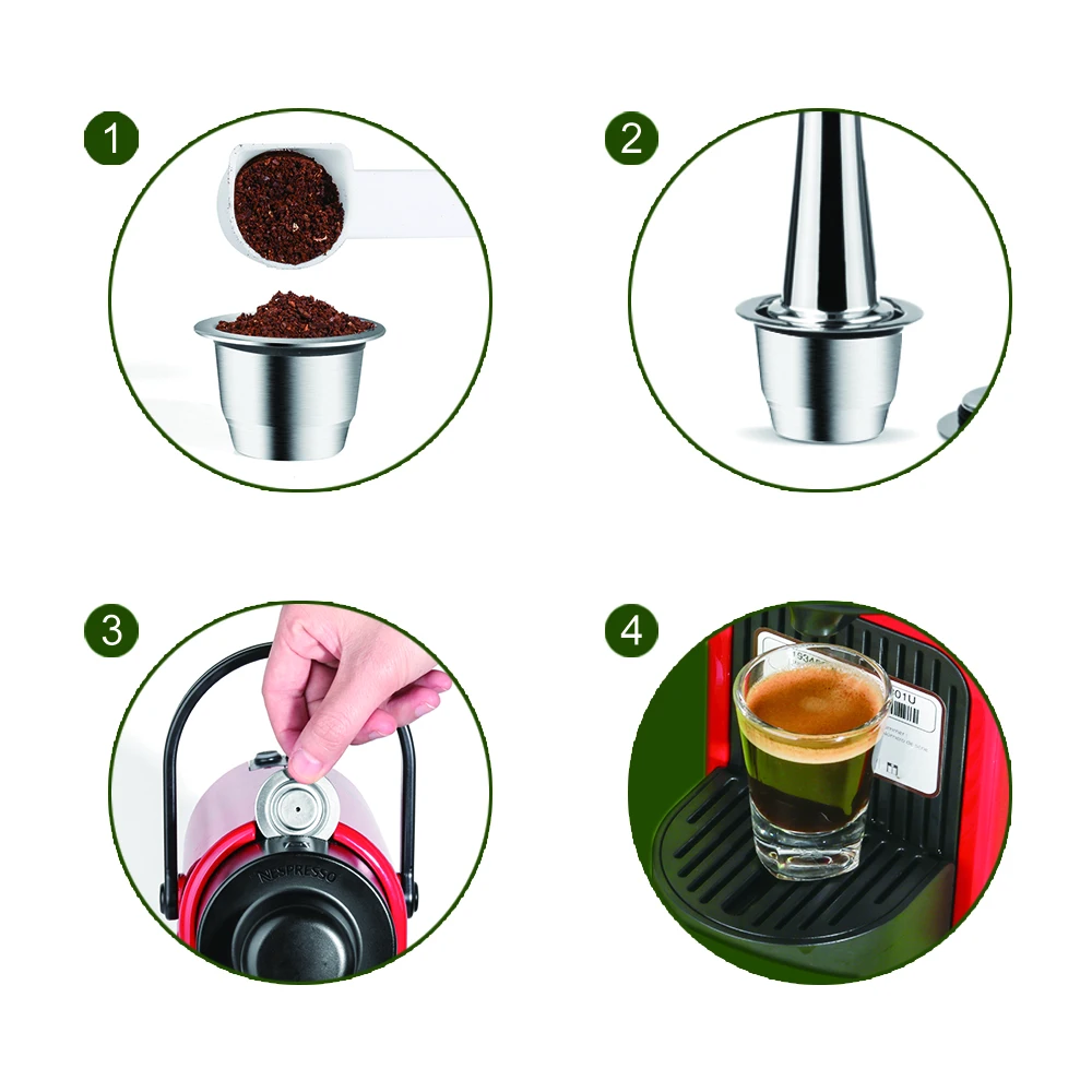 Reusable Coffee Capsule For Philips Senseo System Coffee Machine  Eco-friendly Refillable Pods Espresso Crema Maker - Coffee Filters -  AliExpress