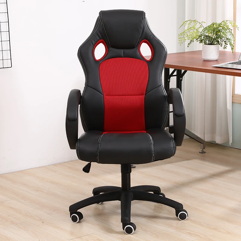 

PC Gaming Chair Ergonomic Office Chair Desk Chair with Lumbar Support Arms Headrest High Back PU Leather Racing Chair