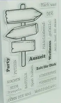 

German Clear Silicone Stamp / seal for DIY Scrapbooking / Album Decorative Clear Stamp Sheets A246