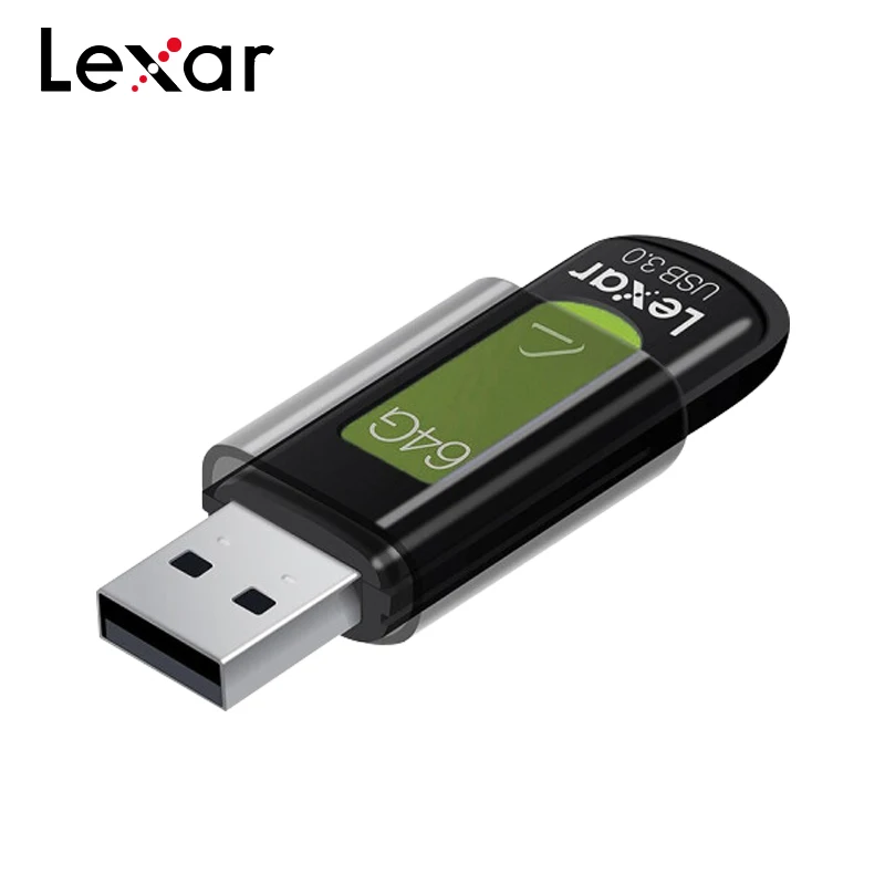 Новейшая модель; Lexar Jumpdrive флеш-накопитель USB3.0 256 ГБ 128 Гб 64 Гб оперативной памяти, 32 Гб встроенной памяти, зеленый флешки Max 150 МБ/с. флеш-накопитель u-диск с шнурки