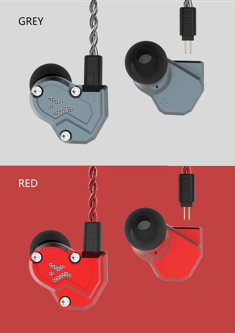 Revonext QT3S 2DD+ 2BA гибридная технология в ухо наушники HIFI наушники с уравновешенным якорем для Спортивный Бег Наушники вкладыши Обновление кабель QT5