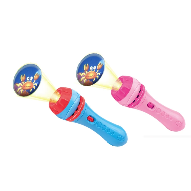 8 Colors Kids Flashlight Story Book Projector Torch Early Educational Light-up Toys Sleep Light Preschool Projection Lamp Gift 4