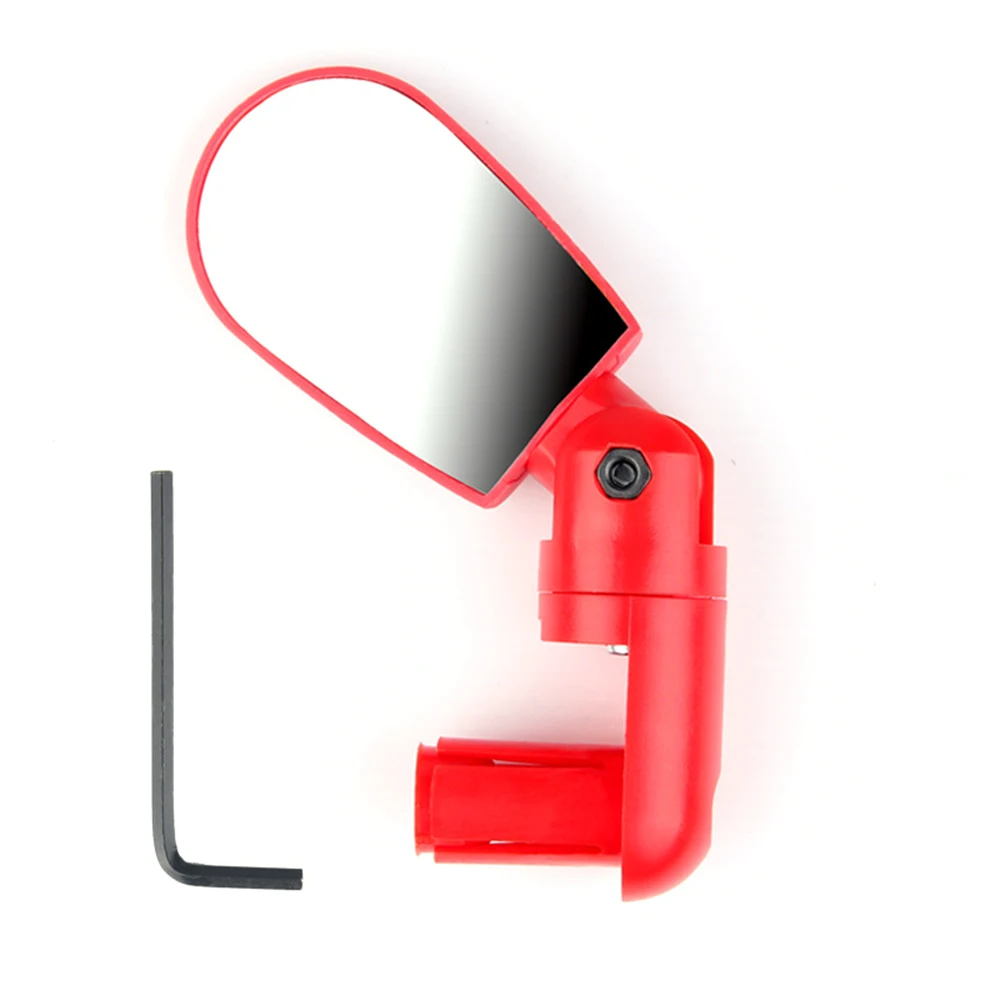 2 шт. Велосипедное Зеркало заднего вида для велосипеда универсальное регулируемое зеркало заднего вида дорожный Горный Руль зеркальные Аксессуары для велосипеда - Цвет: Красный