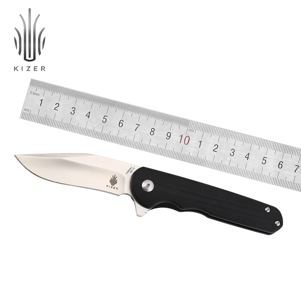 V3454A1 Карманный нож Kizer VG10 стальной нож высокого качества для охоты - Цвет: V3454A1