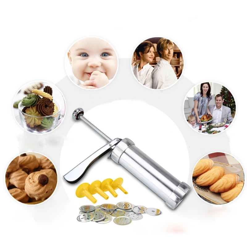 Biscuits Press Machine Cookie Stamp Kitchen Tool Cake Decorating Tools Maker Cookie Machine Bakeware Tool Kitchen Accessories