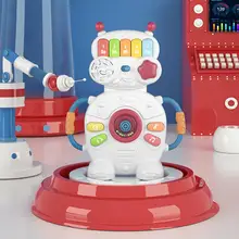 Tumama робот электронное пианино музыкальный светильник музыкальный инструмент образование детская игрушка