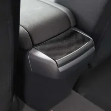Автомобильная карбоновая задняя коробка для хранения, накладка, пригодная для Honda Civic X
