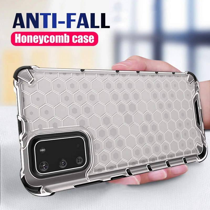 Shockproof Armor Phone Case for Samsung Galaxy S20 Plus 6.7&quot Honeycomb Hybrid Back Cover Ultra |