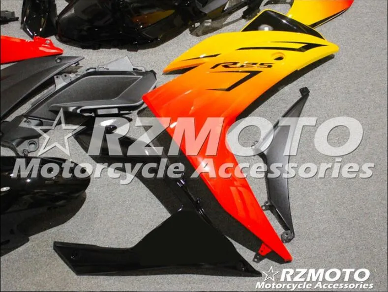 4 подарки стиль ABS литьевая форма мотоцикл Обтекатели подходит для YAMAHA R3 R25- 15-19 Кузов Набор желтый красный черный