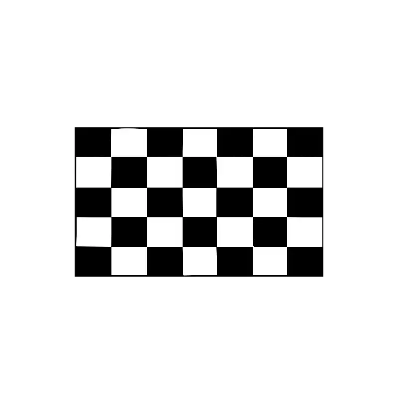 15 5 Cm X 9 2 Cm Fashion Ras Bendera Kotak Kotak Jdm Vinyl Retro