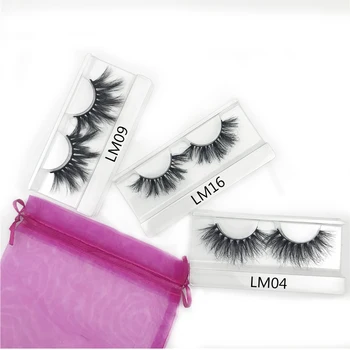 

rainsin fluffy 50 pairs with 50 bags bulk bundles lash kit 16styles LM01-16 dramatic long 28mm wispy dramatic long lashes